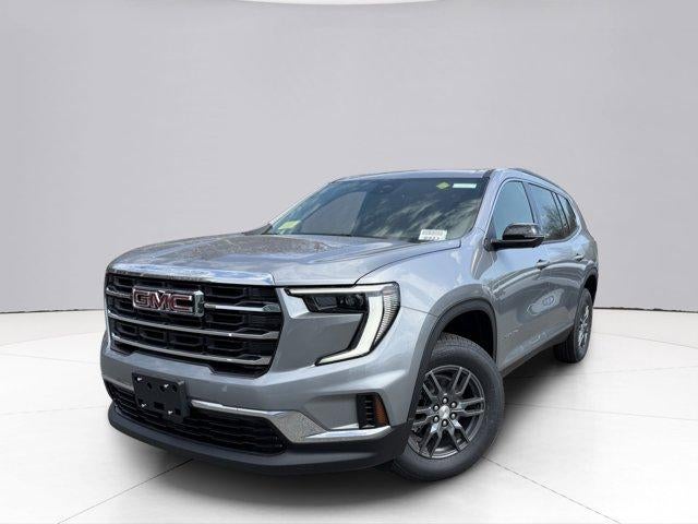 2026 GMC Acadia Elevation in Sterling Metallic — front three-quarter view