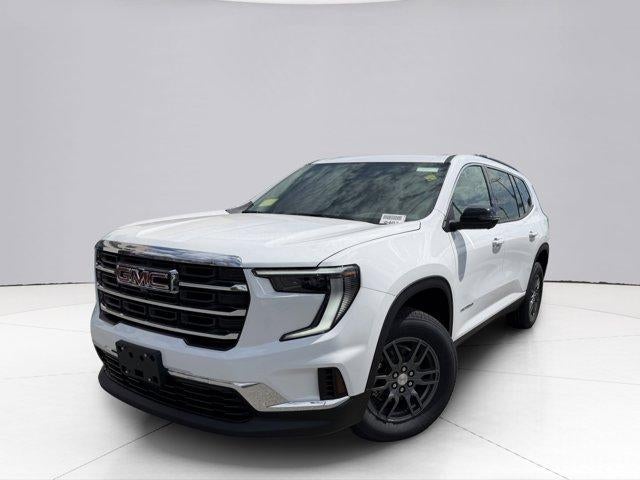 2026 GMC Acadia Elevation in Summit White — front three-quarter view