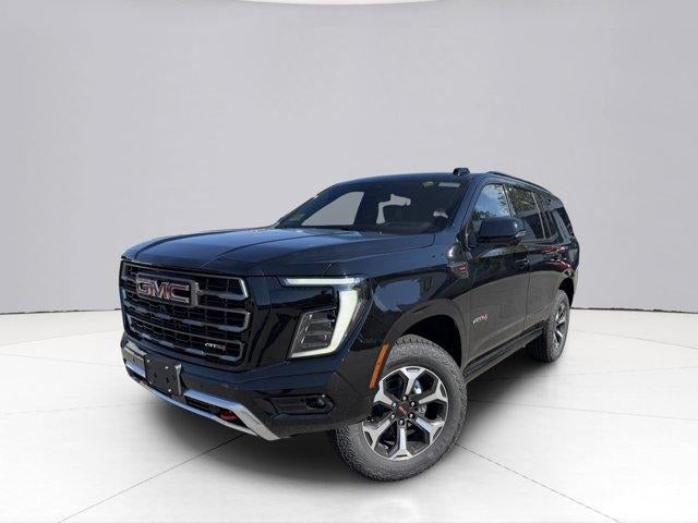 2026 GMC Yukon AT4 Ultimate in Onyx Black — front three-quarter view