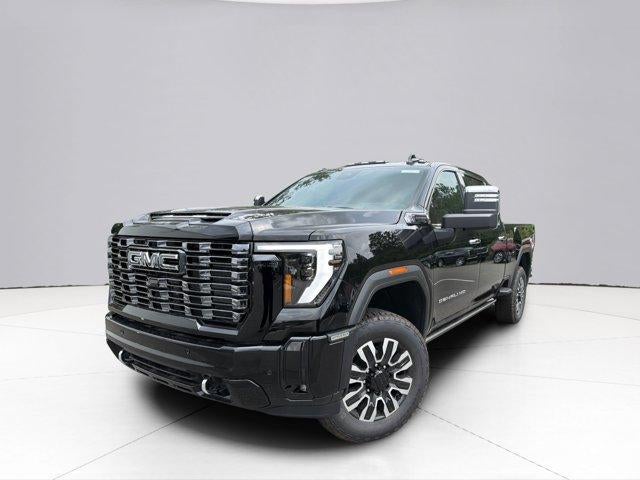 2026 GMC Sierra 2500 HD Denali Ultimate in Onyx Black — front three-quarter view