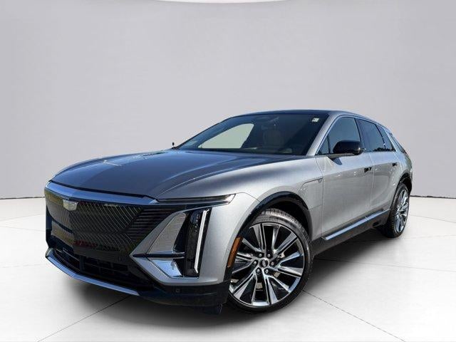 2026 Cadillac LYRIQ Signature Luxury in Argent Silver Metallic — front three-quarter view