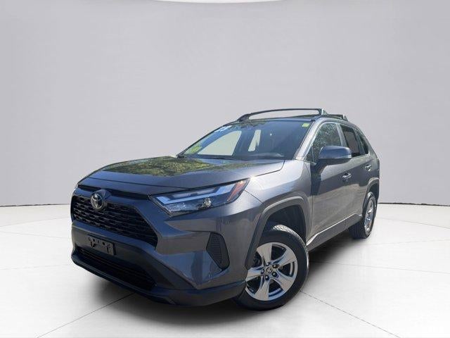 2023 Toyota RAV4 XLE in Gray — front three-quarter view
