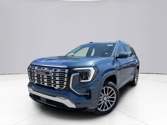 2026 GMC Terrain Denali in Downpour Metallic — front three-quarter view