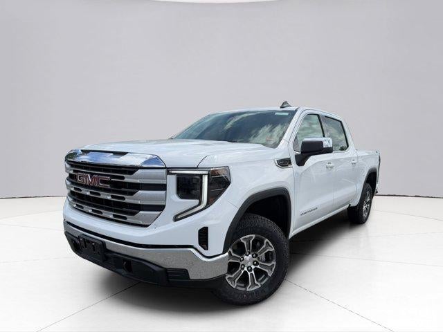 2026 GMC Sierra 1500 SLE in Summit White — front three-quarter view